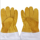 50cm Protective Beekeeping Bee Keeping Vented Long Sleeves Gloves Goat skin â„–[