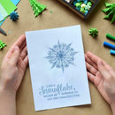 Snowflake Transparent Stamp Seal for DIY Photo Album Decorative Card Making
