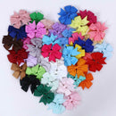 40 pcs Children Hairpins Fishtail Bow hair Clip Ribbon Alligator Clip for B
