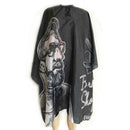 Black Hairdressing Cloth Haircut Hairdressing Barber Styling Hair Design H8F9