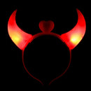 5 Pieces Of Luminous Stereo Devil'S Horns Ear Clips Women'S Headband Horns  Y2L9