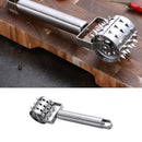 Meat Tenderizer Roller Pork Beef Tender Stainless Steel Punch Rolling JGP UUV