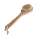 Natural Long Wood Wooden Body Brush Massager Bath Shower Back Spa Scrubber
