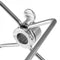 2Pcs Bbq Forks Iron Chrome Platingrotisserie Forks Spit Charcoal Chicken Gr