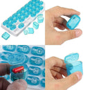 One Month Pill Organiser 31 Day Box Lid Medicine Tablet Z3I Dispenser G7A2
