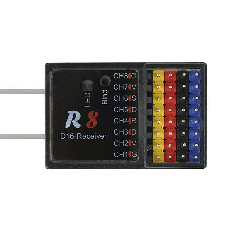 R8 Receiver 1-8 channels for FRSKY D16 D8 PIX, PX4 Radio Remote Controller