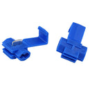 50Pcs Lock Wire Electrical Cable Connector Quick Splice Terminals Connect- OZ