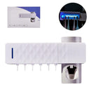 New UV Toothbrush Cleaner Sanitizer Sterilizer Holder Automatic Toothpaste Clean