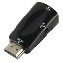 HDMI Male to VGA Female 1080p Video Converter Adapter 3.5mm Audio Cable
