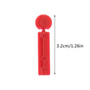 100 Sterile 28G Lancets Single Use Blood Test Testing Kits Glucose Cholester Ew