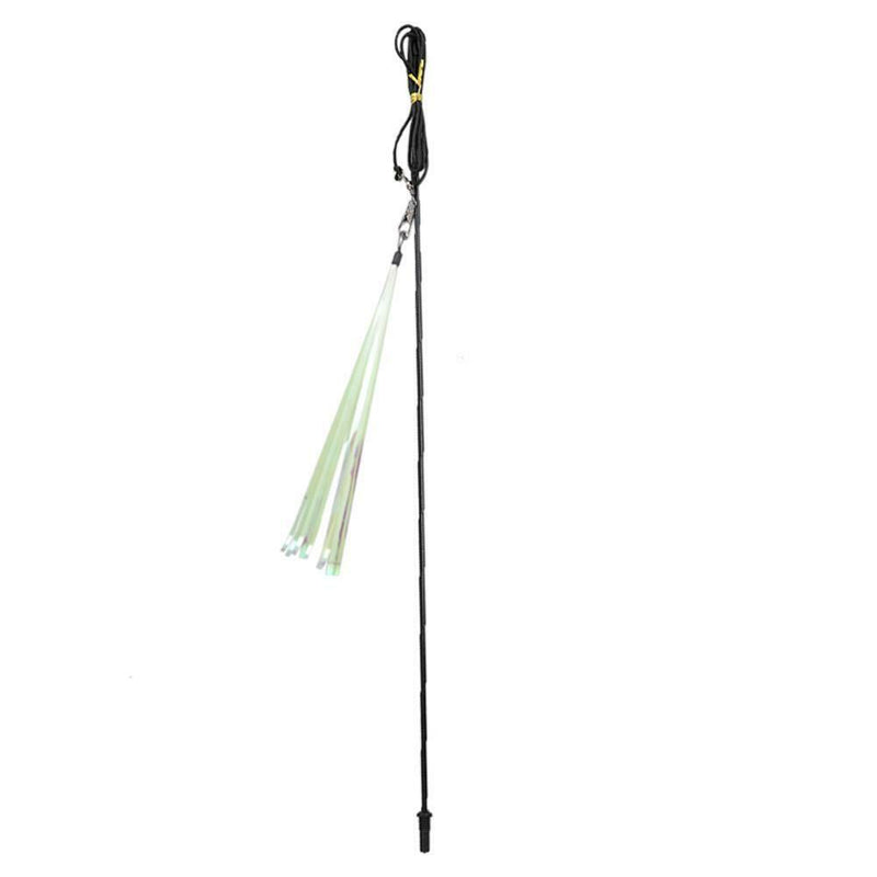 4pcs/set Cat Stick Teaser Wand Kitten Interactive Toys w/Replacement Head