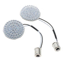 2pcs New 2 Inch Motorcycle  LED Turning Light Panel Replacement Yellow