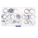 Multi Size 5.8mm-23.5mm Stainless Steel Hoop Clamp Hose Pipes Clip Fixed To_