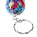 2Pcs World map Globe keychain jewelry earth Globe art pendant keychains gift