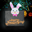 Cute Rabbit Metal Cutting Dies for Scrapbooking DIY Craft Paper Card Making