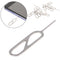10 Pcs Sim card tray removal eject pin key tool stainless steel t!WJCA~