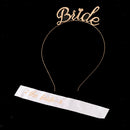 Wedding Accessories - Bride Hairband Headdress Headpiece+the bride Sash