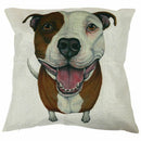 High-quality Personalized Pet Dog Theme Printed Pattern Pillow Sets flax Sq K7Z2