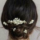 5Pcs/Set Pearls Wedding Hair Comb Bridal Hair Clips Accessories Jewelry Hai Z2W2