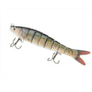 140mm 27g 5.5inch 8-segment Multi Jointed Fishing Life-like Hard Lure Swimb