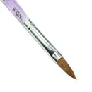 No.8 Purple Decoration Design Aluminum Pole Nail Art Brush Drawing Pen Nail Z5R2