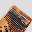 17 Keys Kalimba DIY Parts Key Thumb Piano Bridge Tuning Hammer Kit Accessories