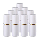 10Pcs Refillable Empty Spray Bottles Alcohol Bottle Travel Containers White