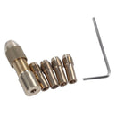 8-Piece 0.5-3mm Drill Chuck Collets Set of Quick Chuck for Mini Tools