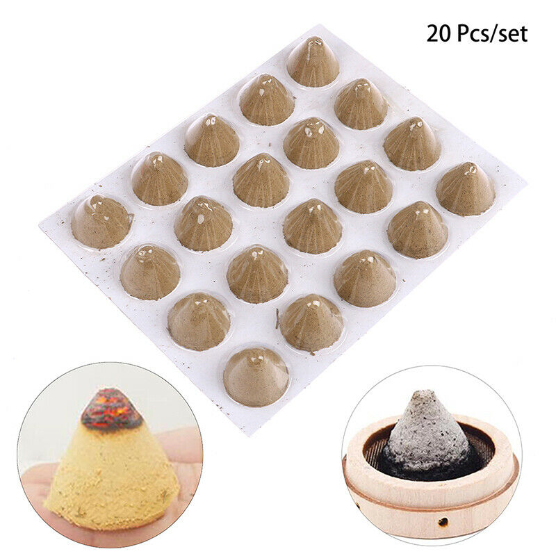 20Pc Tower Mugwort Moxibustion Sticks Moxa Stick Moxas Body Massager Warm He Ew