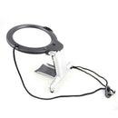 2 LED Loupe Lighted Reading Magnifier Neck Wear Sewing Magnifying Glass