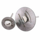 7 pcs HSS Circular Wood Cutting Saw Blade Discs Extension Rods for Rotary T P4J4