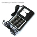 2W 12V Waterproof Garden Solar Power Panel LED Light Lamp Charger Water Pump