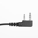 Walkie Talkie Radio 2Pin Big PTT Earpiece Earphone for Kenwood Baofeng HYT
