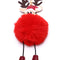1set Santa Claus Hairball Key Chain Pendant Keychain Accessories Christmas G Ew