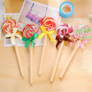Lovelty Lolipop Ballpoint Pen Stationery School Office Writing Supplies 0.5mm FT