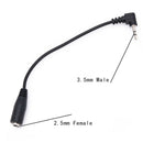 2.5mm Male To 3.5mm Female Earphone Converter Cable Stereo Headphone AdapteB ES