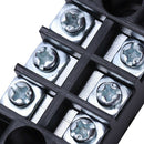 5 Pcs 3 Positions Dual Rows 600V 15A Wire Barrier Block Terminal Strip TB-1 G2Y1