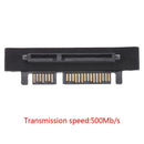 90 Degree 22Pin SATA Male to Female Port Adapter for SATA HDD SSD(Right)