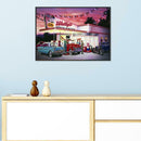 5D DIY Full Drill Square Diamond Painting Parking Lot Cross Stitch Mosaic