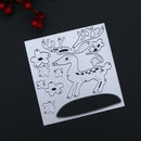 Sika Deer Combination DIY Scrapbook Craft Embroidery Cutting Die Stencils