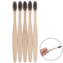 5x Bamboo Toothbrush Wooden Toothbrush Organic Vegan Bamboo ToothbrushJC&j