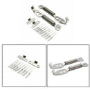 1Set Universal Alloy Steel Spring Pin Kit Hook Lock Security for Car Hood ZKY