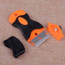 Double Edged Razor Scraper Glue Stickers Removal Tool + 100 Plastic Blades Set