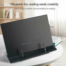 Portable Steel Book Reading Desk Stand Adjustable Book Black Document Holde W5C5