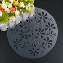 Happy birthday heart Shape Cake Stencils Environmental Plastic Spray Cake BX
