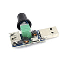 USB Fan Speed Controller DC 4V-12V 5W Multi-Gear Mute Auxiliary Cooling Tool OZ