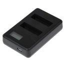 Dual LCD Display Battery Charger For Canon LP-E10 T6 T5 T3 EOS 1100D 1200D VFU