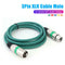 5pcs 3Pin XLR Cable Male to Female Foil+Braided Shielded Audio Cable (1.8m) A