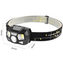 Led Head Light Lamp Motion Sensor Ultra Bright Hard Hat Head Light Lamp Pow