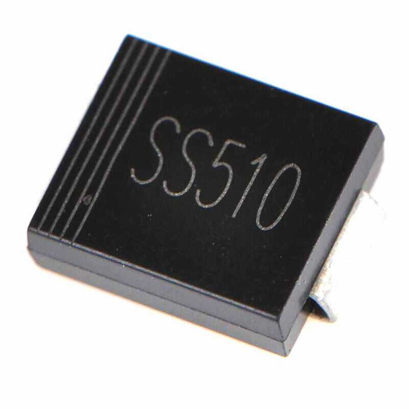 50pcs SS510 SR5100 SMC 5A/100V DO-214AB Chip Schottky Diodes Surface MountB Ew